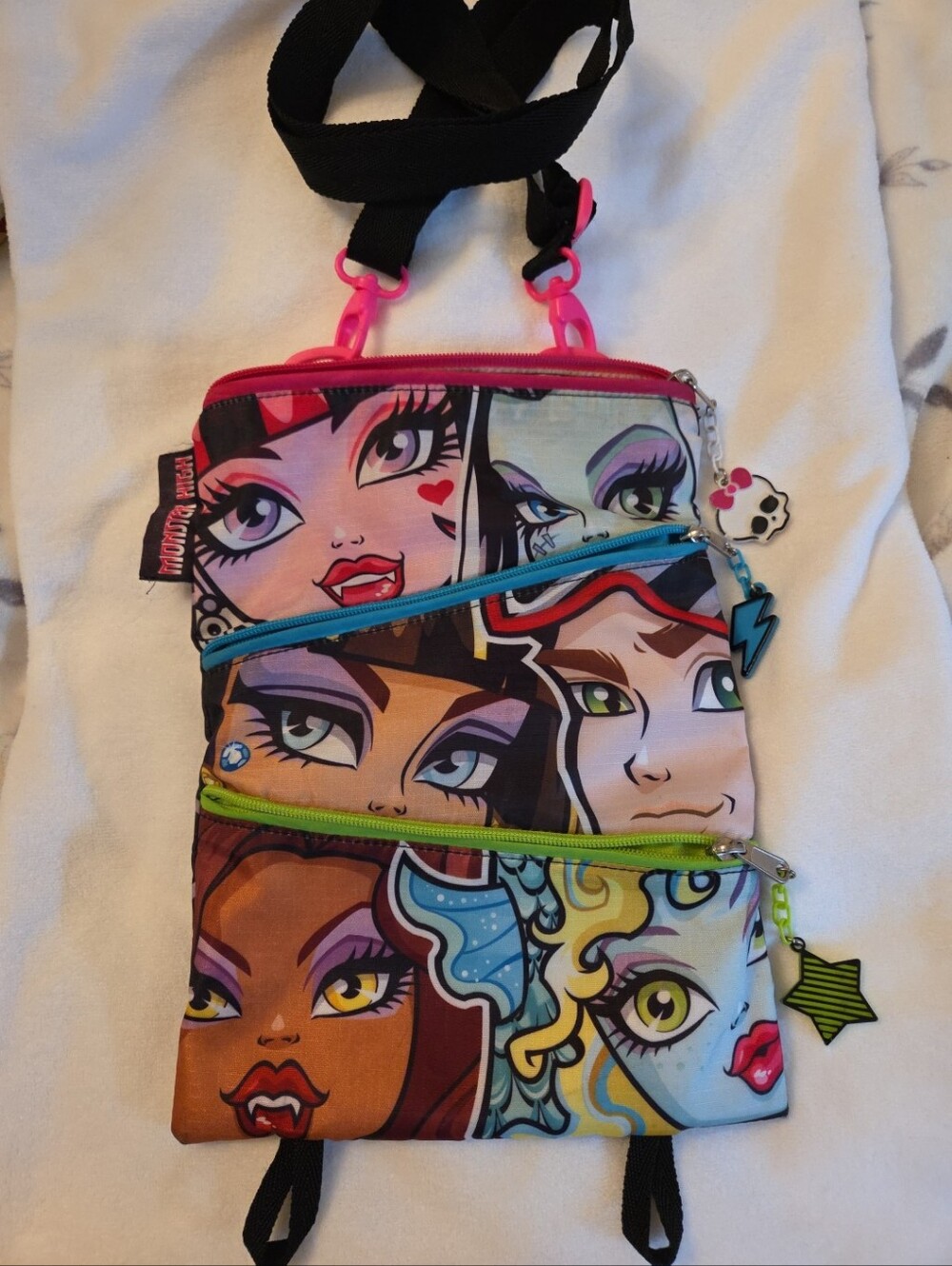 RARE! Monster High Small Bag Backpack Mattel 2009